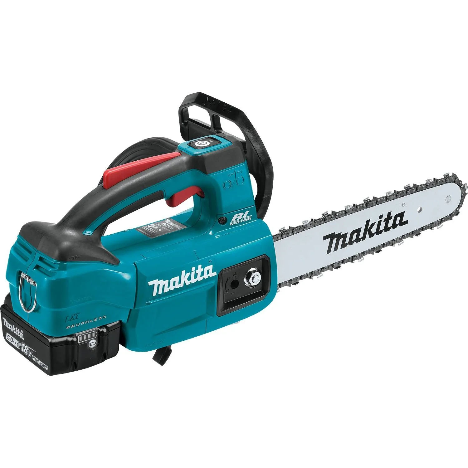 Makita 18V LXT Lithium-Ion Brushless Cordless 10" Top Handle Chain Saw (Bare Tool) - Image 2