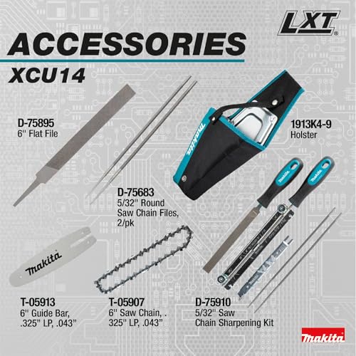 Makita XCU14SR1 18V LXT Lithium-Ion Brushless Cordless 6 Inch Pruning Saw Kit (2.0Ah) - Image 8
