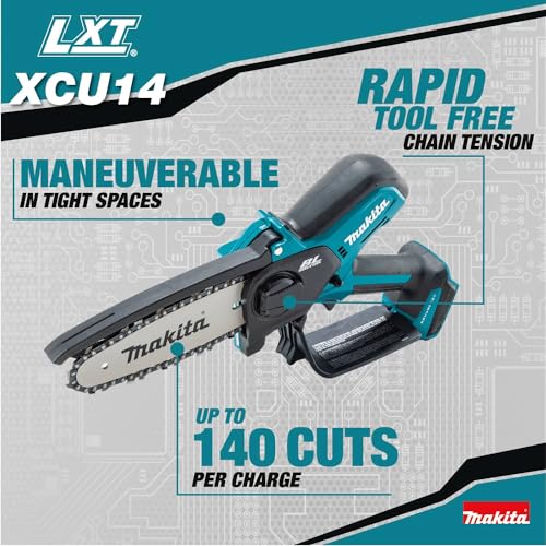 Makita XCU14Z 18V LXT Lithium-Ion Brushless Cordless 6" Pruning Saw, Tool Only - Image 3