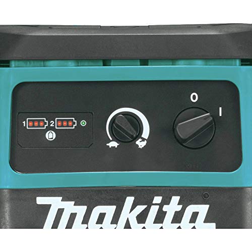 Makita (XCV04PT) 18V X2 LXT� Lithium-Ion (36V) Cordless/Corded 2.1 Gallon HEPA Filter Dry Dust Extractor/Vacuum Kit (5.0Ah) - Image 8
