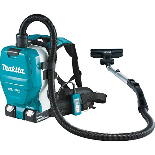 Makita XCV09PT 18V X2 LXT Lithium-Ion (36V) Brushless Cordless 1/2 Gallon HEPA Filter Backpack Dry Vacuum Kit (5.0Ah) - Image 4