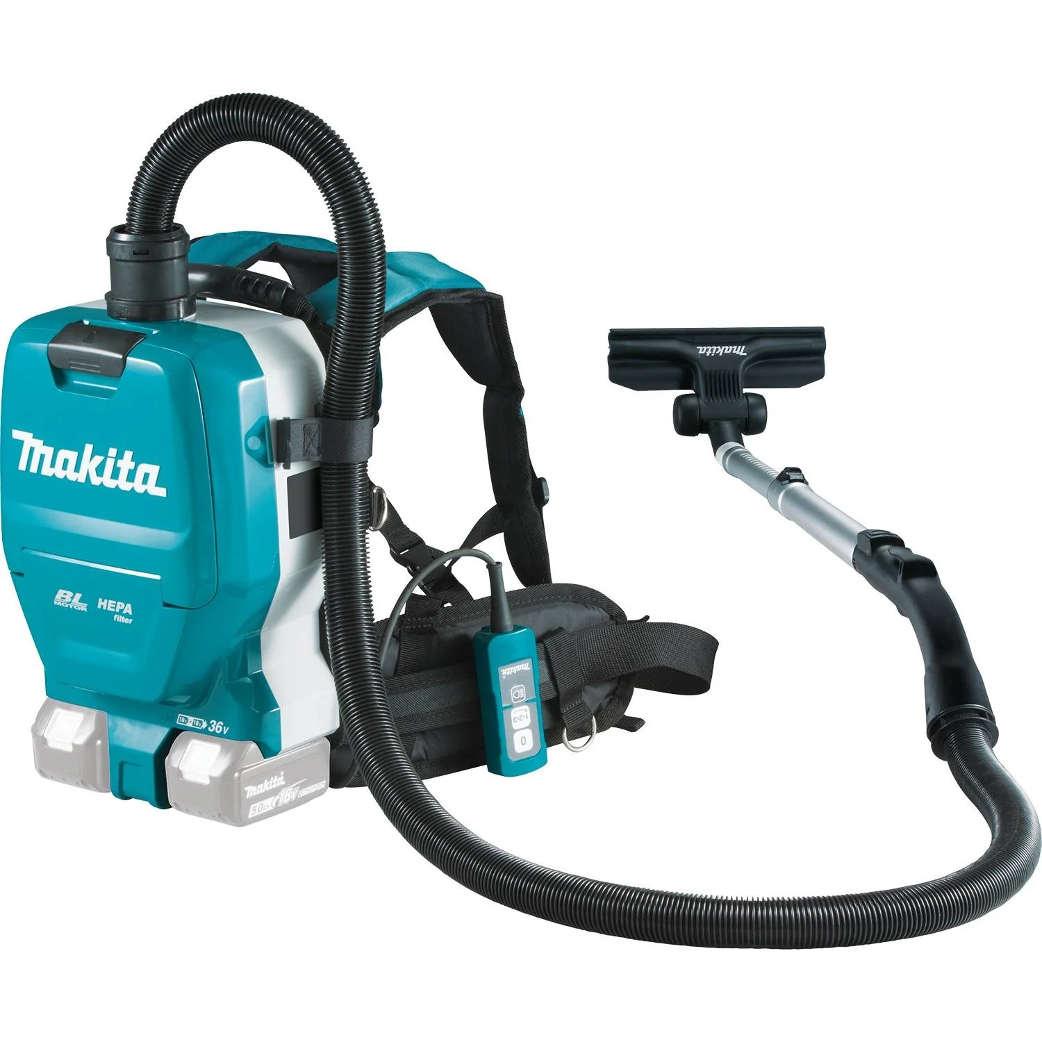 Makita XCV09Z - 36V (18V X2) LXT Brushless 1/2 Gallon HEPA Filter Backpack Dry Vacuum (Bare Tool) - Image 4