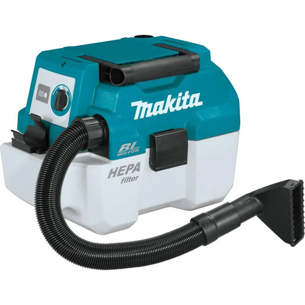 Makita XCV11Z 18V LXT Lithium-Ion Brushless Cordless 2 Gallon HEPA Filter Portable Wet/Dry Dust Extractor/Vacuum, Tool Only - Image 3