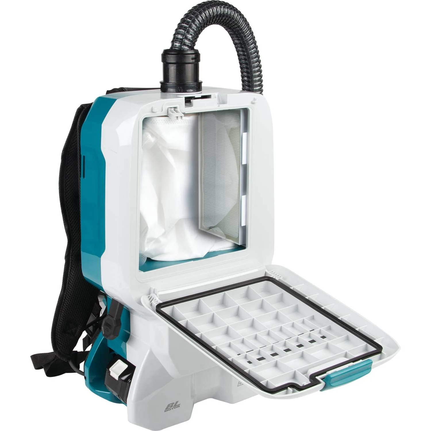 Makita (XCV17PG) 18V X2 LXT Lithium-Ion (36V) Brushless Cordless 1.6 Gallon HEPA Filter Backpack Dry Vacuum (6.0Ah) - Image 3