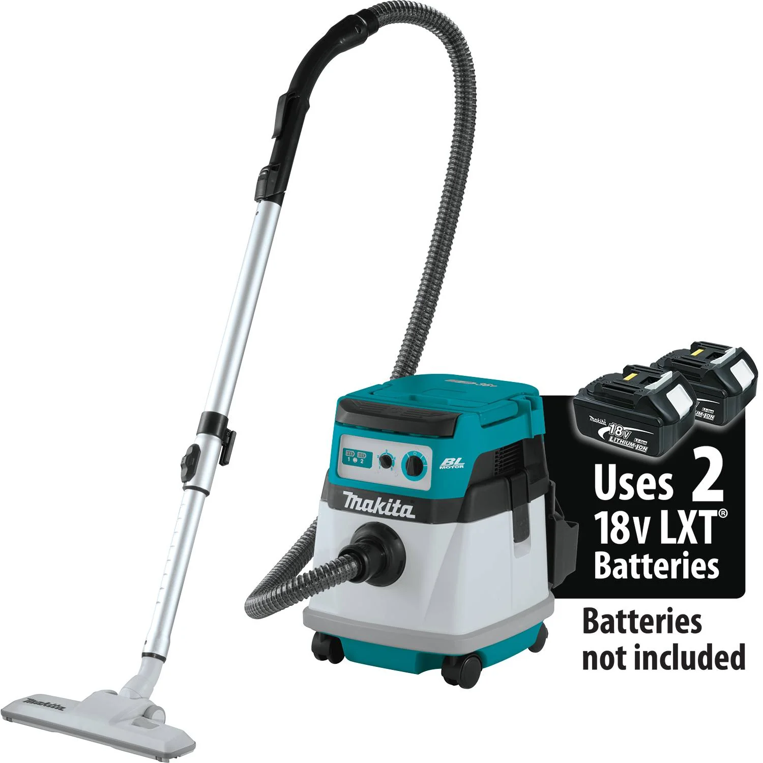 Makita XCV23Z - 36V (18V X2) LXT Brushless 4 Gallon Wet/Dry Dust Extractor/Vacuum (Bare Tool)
