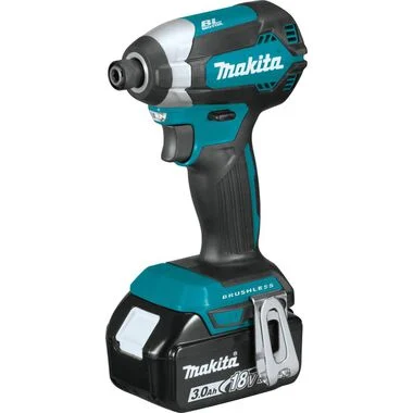 Makita 18V LXT (XDT131X2) Lithium-Ion Brushless Cordless Impact Driver 3 Ah Kit with L.E.D Flashlight and 2 Batteries - Image 3