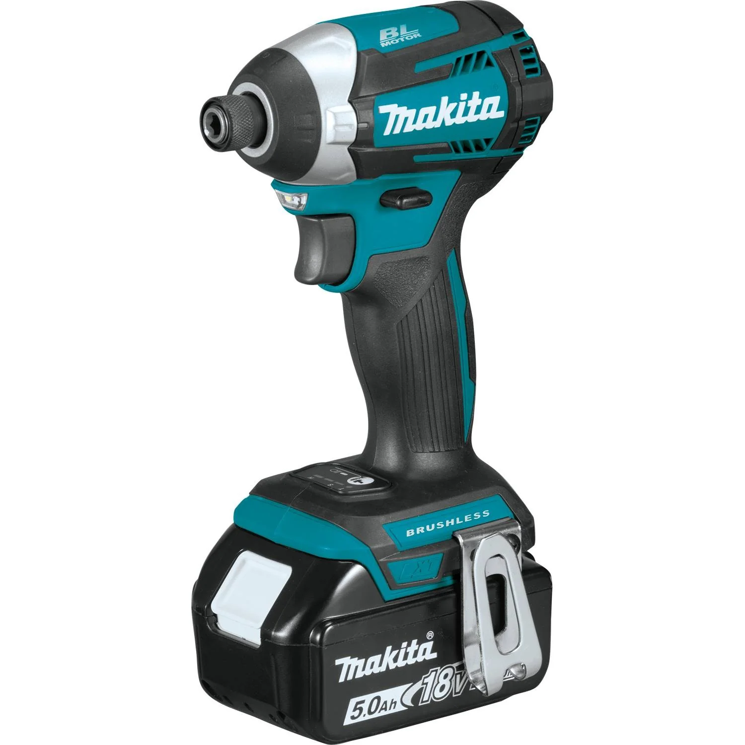Makita XDT14T - 18V LXT Lithium-Ion Brushless Cordless Quick-Shift Mode 3-Speed Impact Driver Kit, case (5.0Ah) - Image 4
