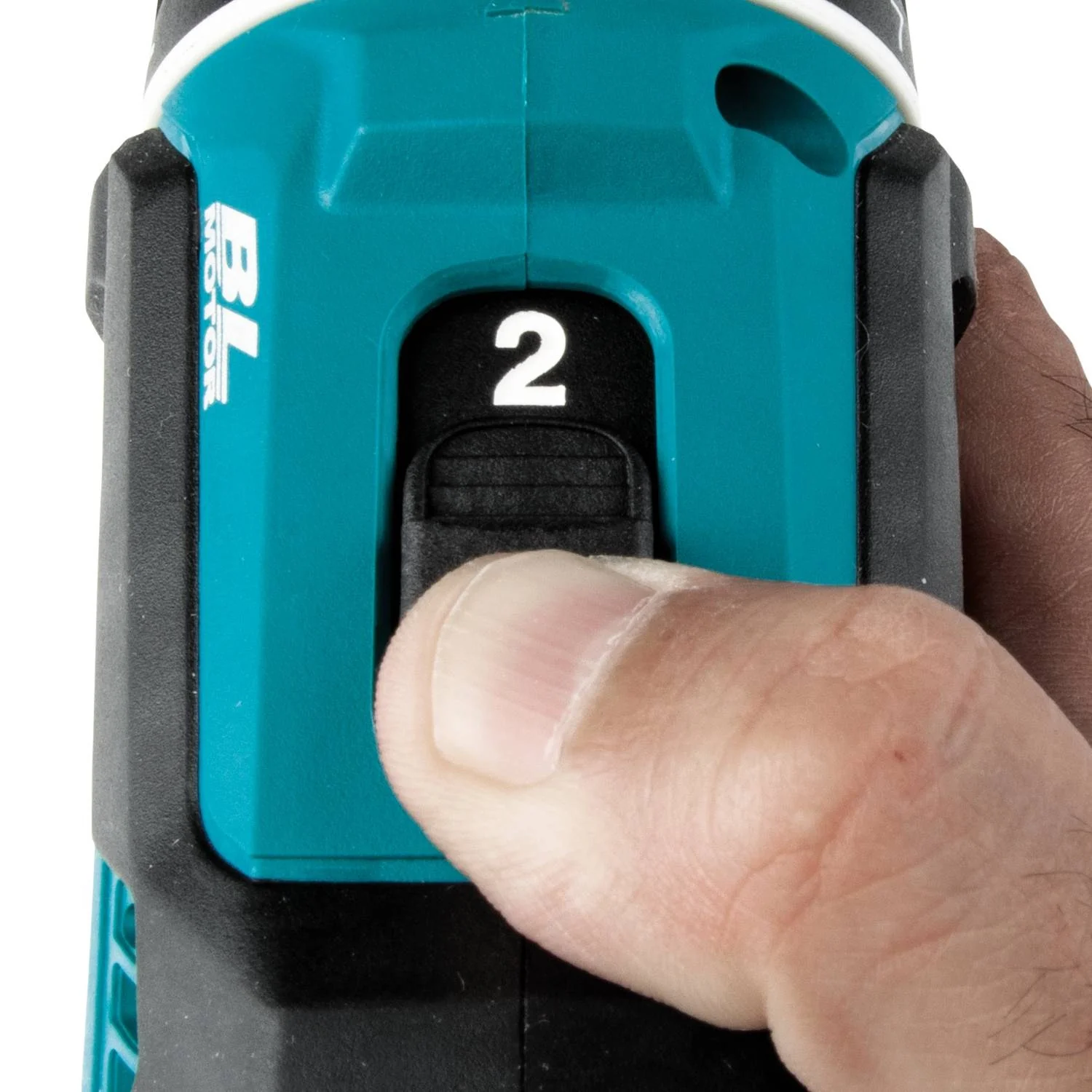 Makita XFD131 - 18V LXT Lithium-Ion Brushless Cordless 1/2" Driver-Drill Kit, 2-speed, var. spd., L.E.D. Light, bag, with one battery (3.0Ah) - Image 5