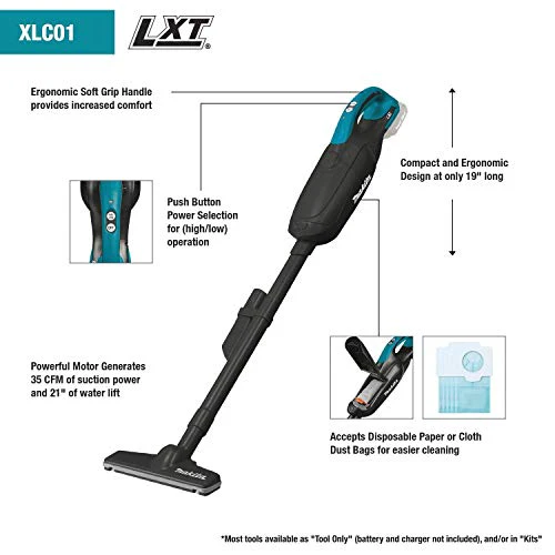 Makita 18V LXT Lithium-Ion Cordless Vacuum (Bare Tool) - Image 5