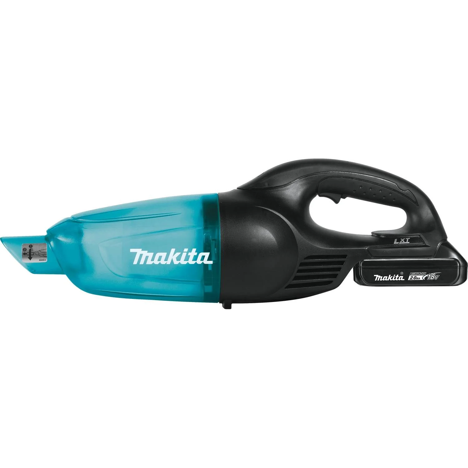 Makita XLC02R1B - 18V LXT Lithium-Ion Compact Cordless Vacuum Kit, with one battery (2.0Ah) - Image 5