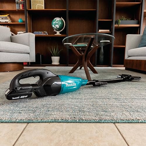 Makita XLC08R1B 18V LXT Lithium-ion Compact Brushless Cordless Vacuum Kit, Trigger w/Lock (2.0Ah) - Image 5