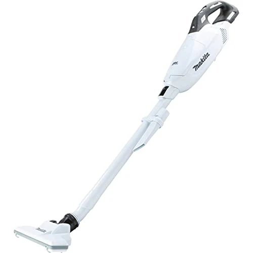 Makita XLC10ZW 18V LXT Lithium-ion Compact Brushless Cordless 4-Speed Vacuum, w/Push Button and Dust Bag (Bare Tool)