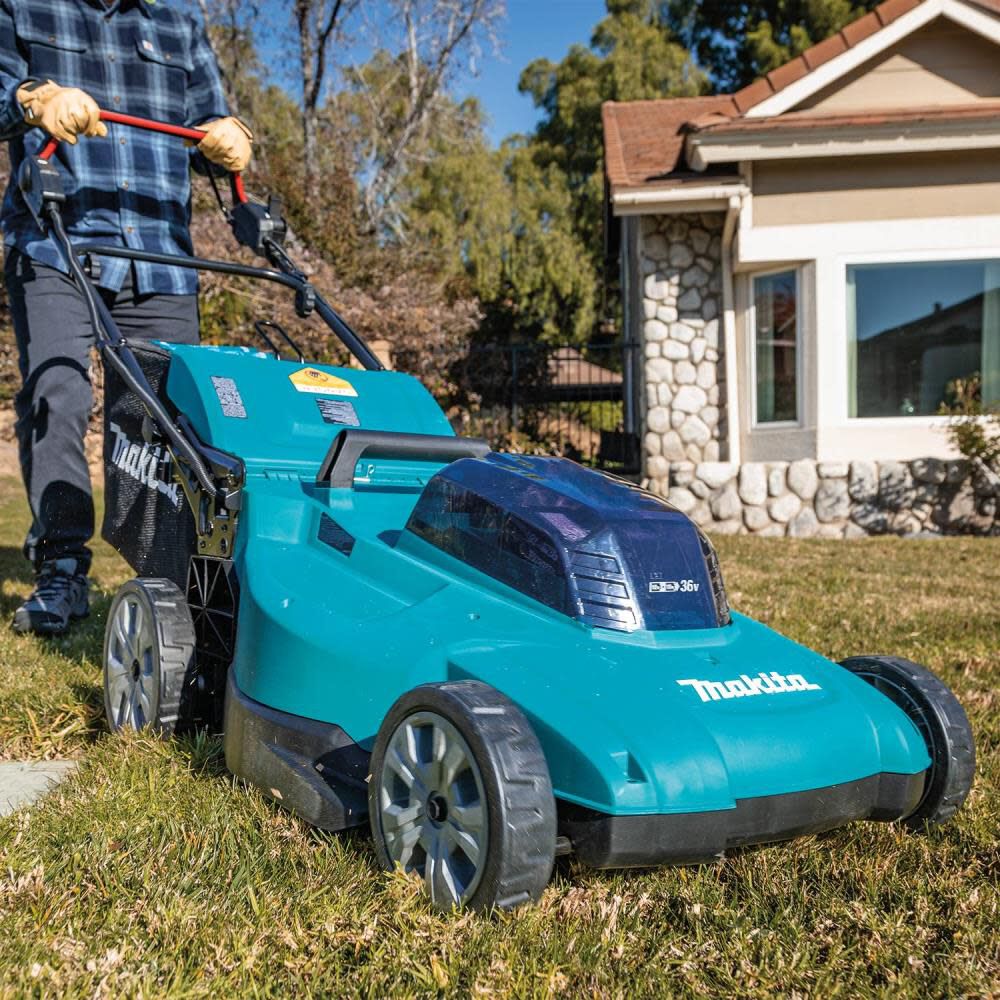 Makita (XML14CT1) 36V LXT 19 In. Lawn Mower Self-Propelled Kit with 4 Batteries (5.0Ah) - Image 4