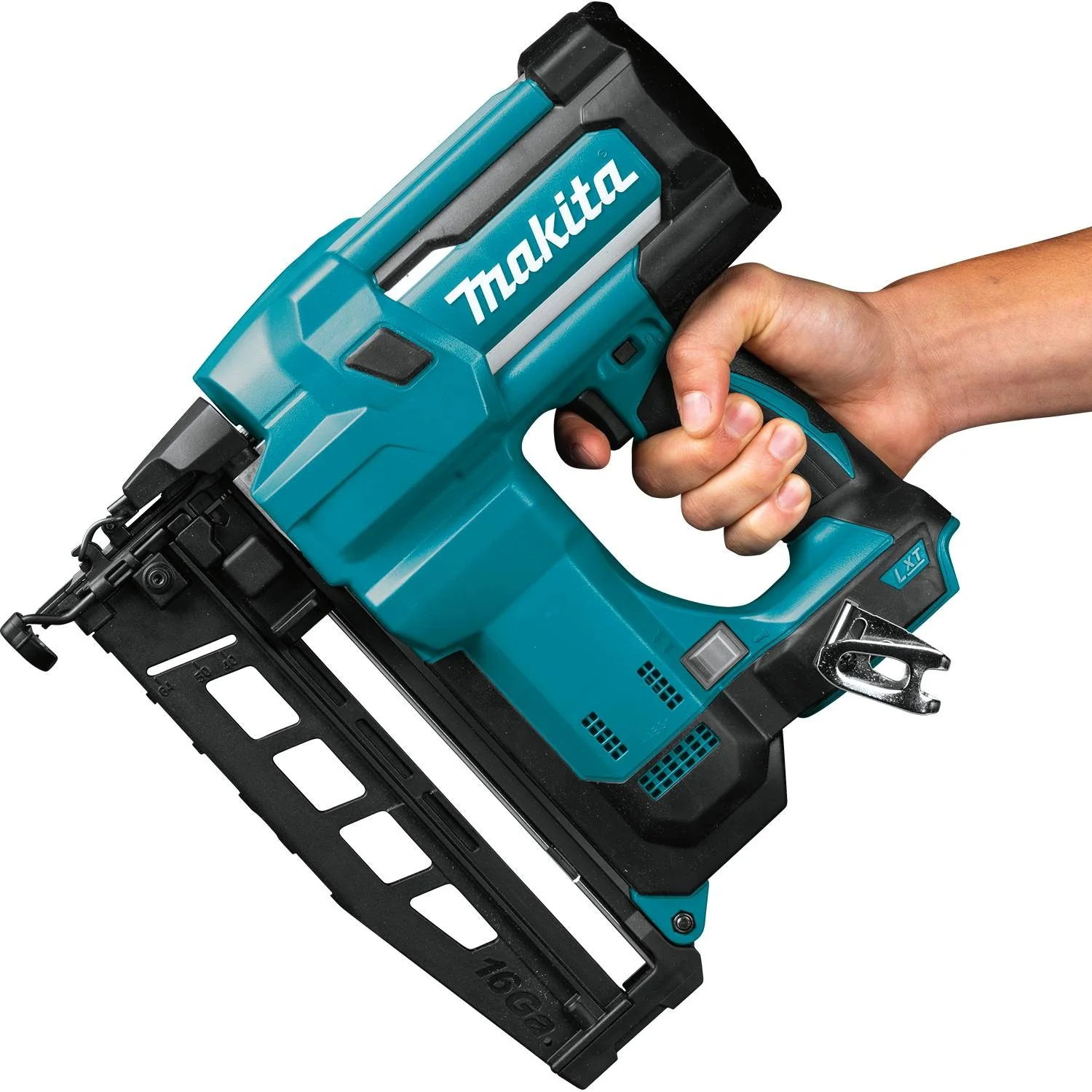 Makita 18V LXT Lithium-Ion Cordless 2-1/2" 16-Gauge Straight Finish Nailer (Bare Tool) - Image 4