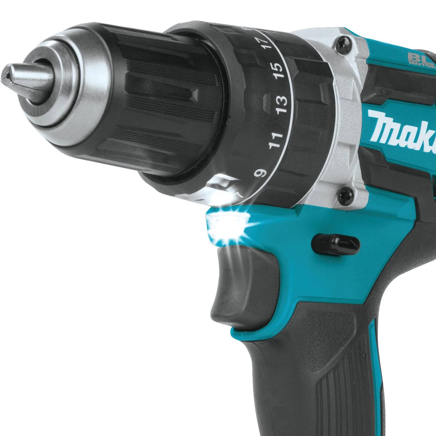 Makita 18V LXT Lithium-Ion Compact Brushless Cordless 1/2" Hammer Driver-Drill (Bare Tool) - Image 4