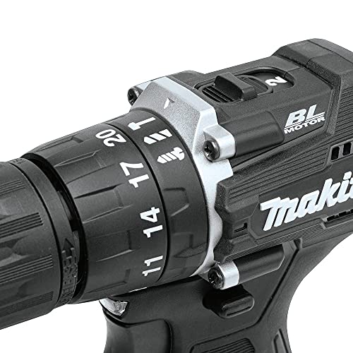 Makita XPH15RB 18V LXT Lithium-Ion Sub-Compact Brushless Cordless 1/2" Hammer Driver-Drill Kit (2.0Ah), Black - Image 7