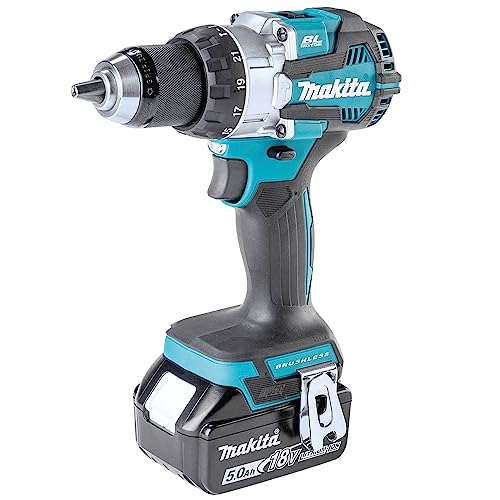 Makita XPH16T 18V LXT Lithium-Ion Compact Brushless Cordless 1/2" Hammer Driver-Drill Kit (5.0Ah) - Image 2