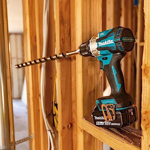 Makita XPH16T 18V LXT Lithium-Ion Compact Brushless Cordless 1/2" Hammer Driver-Drill Kit (5.0Ah) - Image 7