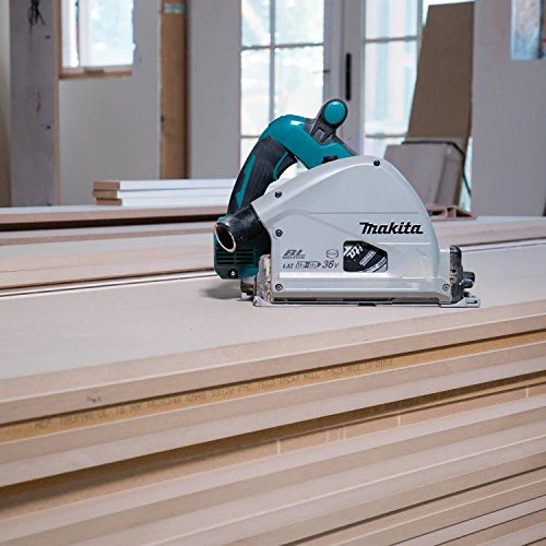 Makita 18V LXT Lithium-Ion Brushless Cordless 6-1/2" Plunge Circular Saw (Bare Tool) - Image 3