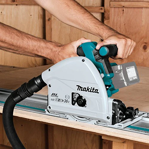 Makita 18V LXT Lithium-Ion Brushless Cordless 6-1/2" Plunge Circular Saw (Bare Tool) - Image 5