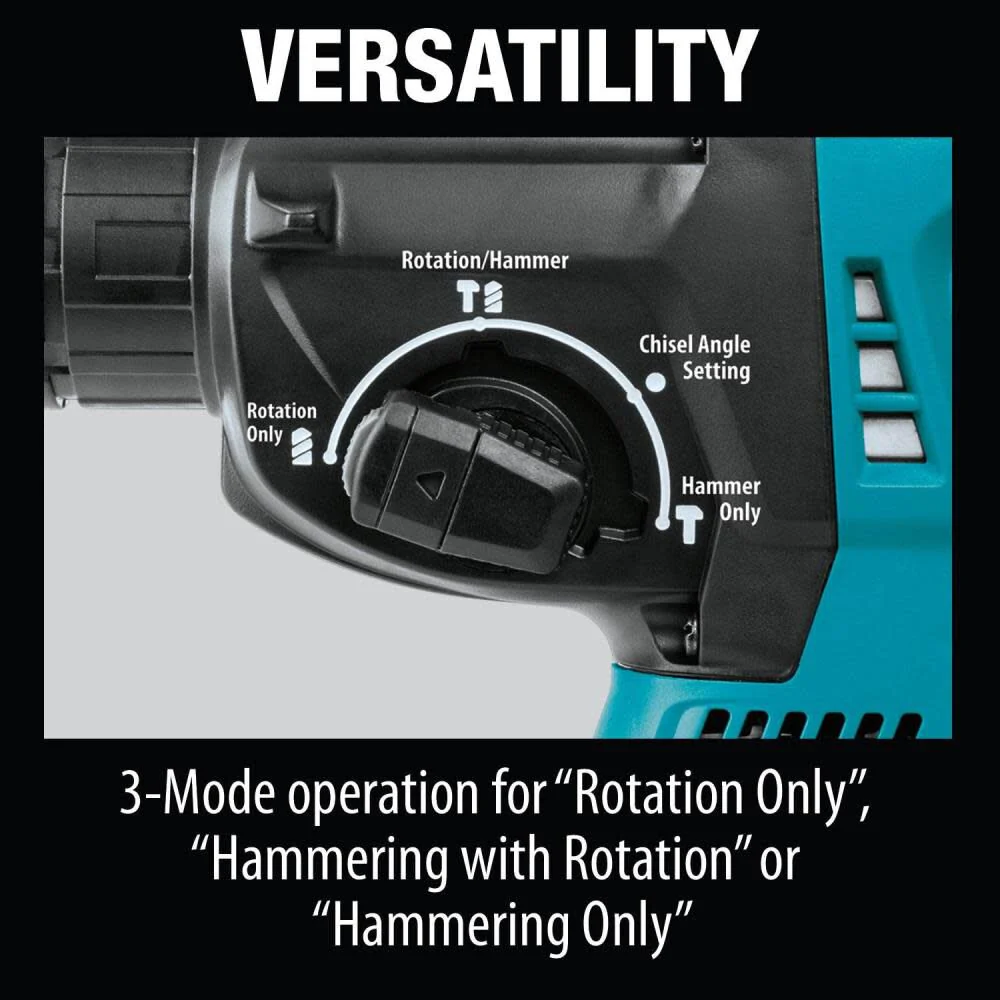 Makita XRH01T 18V LXT Lithium-Ion Brushless Cordless 1 In. Rotary Hammer Kit (5.0Ah) - Image 12