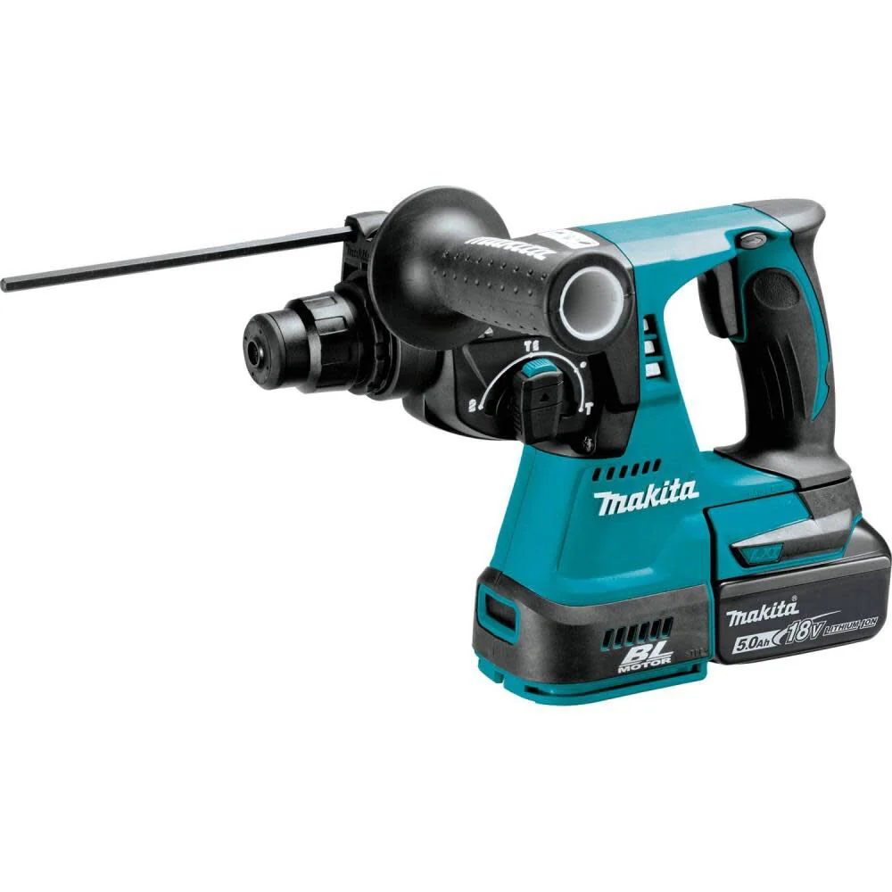 Makita XRH01T 18V LXT Lithium-Ion Brushless Cordless 1 In. Rotary Hammer Kit (5.0Ah) - Image 2