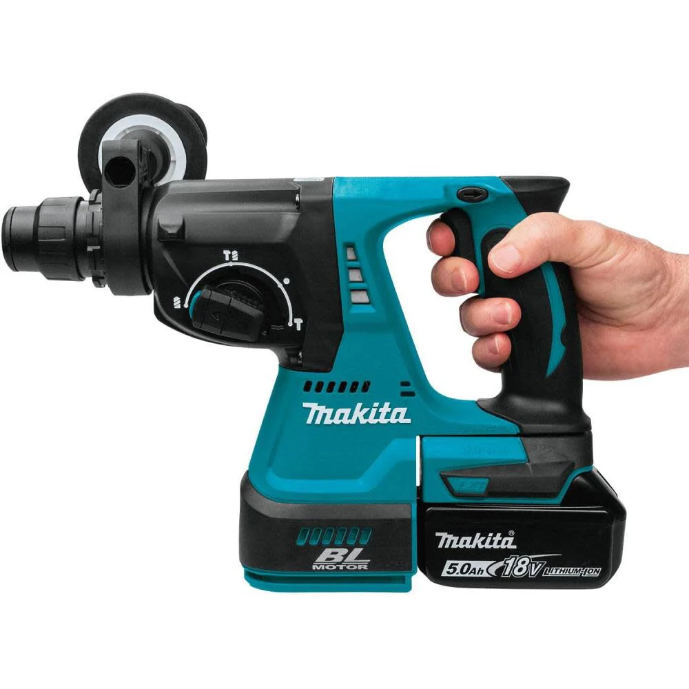 Makita XRH01T 18V LXT Lithium-Ion Brushless Cordless 1 In. Rotary Hammer Kit (5.0Ah) - Image 3