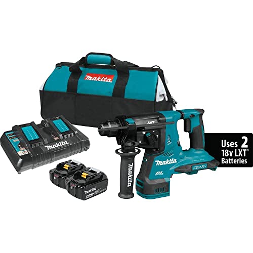 Makita (XRH08PT) 18V (X2 36V) LXT Lithium-Ion Brushless Cordless 1-1/8" AVT Rotary Hammer, accepts SDS-PLUS bits - Image 10