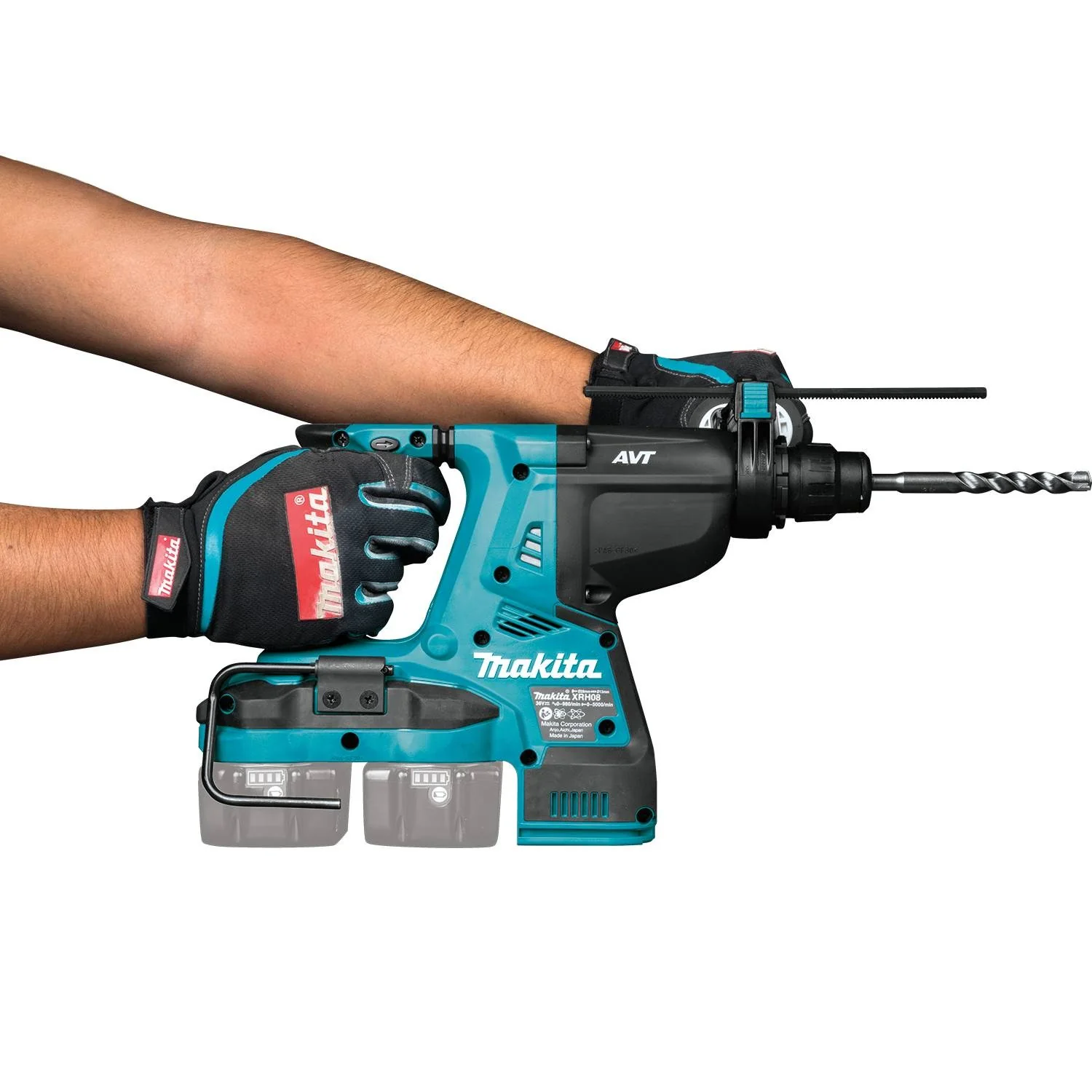 Makita 36V (18V X2) LXT Brushless 1-1/8" AVT Rotary Hammer, accepts SDS-PLUS bits (Bare Tool) - Image 4