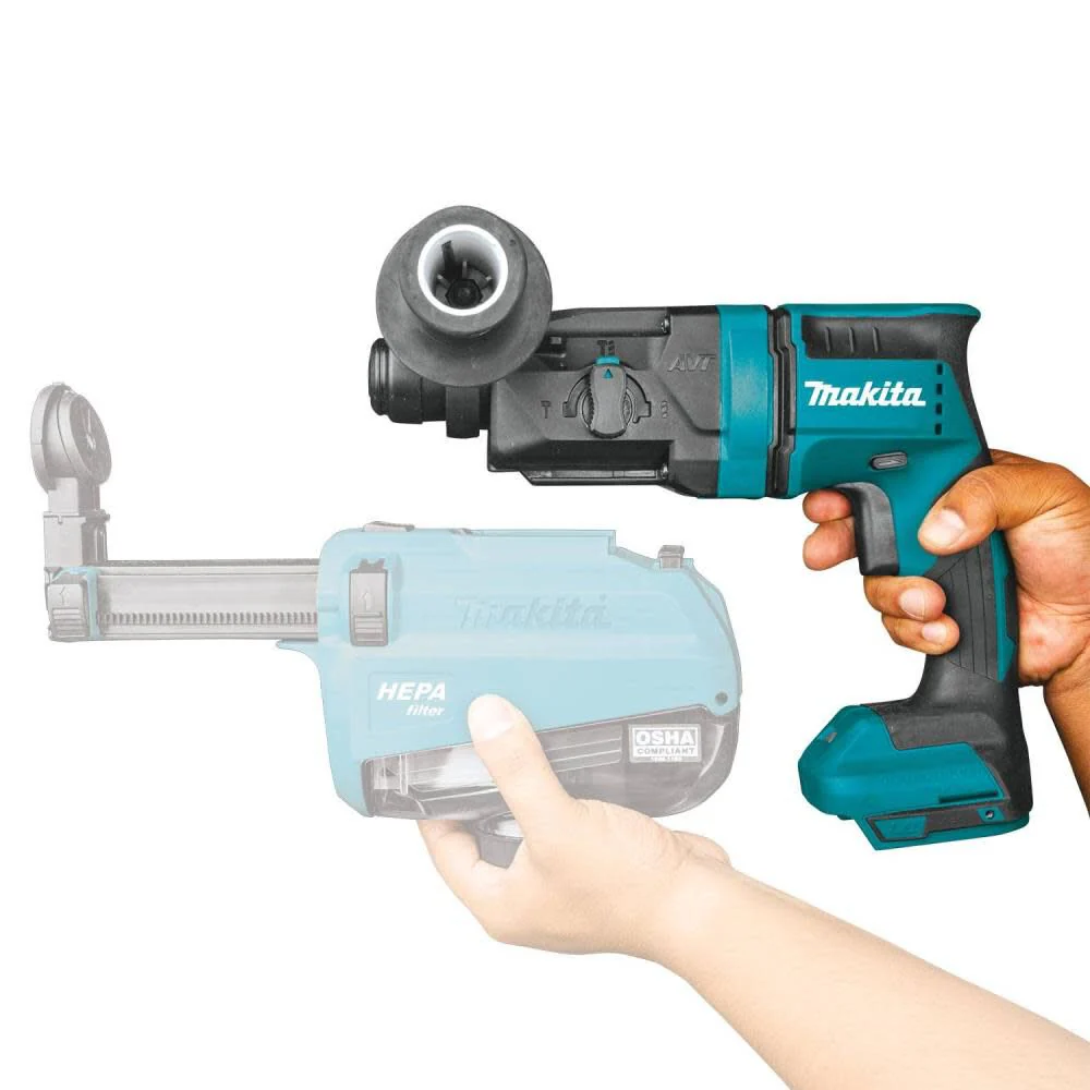 Makita 18V LXT️ 11/16in AVT️ Rotary Hammer Accepts SDS-Plus Bits (Bare Tool) - Image 3