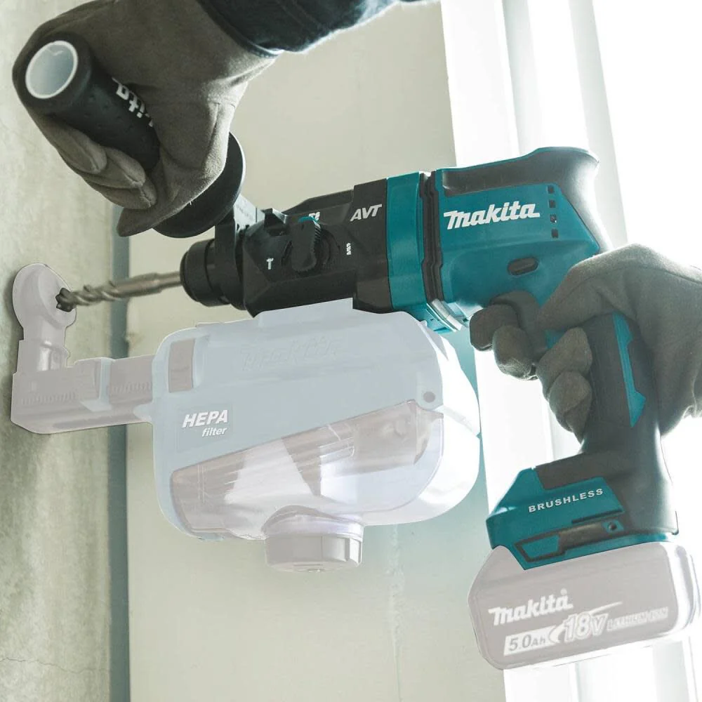 Makita 18V LXT️ 11/16in AVT️ Rotary Hammer Accepts SDS-Plus Bits (Bare Tool) - Image 4