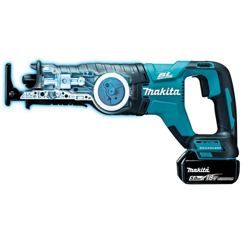 Makita 18V LXT Lithium-Ion Brushless Cordless Reciprocating Saw (5.0Ah) - Image 8