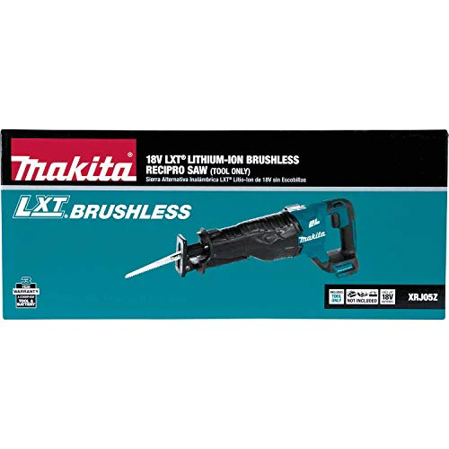 Makita 18V LXT (XRJ05Z) Lithium-Ion Brushless Cordless Reciprocating Saw (5.0Ah) (Bare Tool) - Image 10