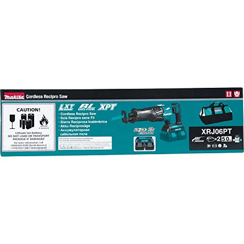 Makita 18V LXT Lithium-Ion Brushless Cordless Recipro Saw Kit (5.0Ah) - Image 8