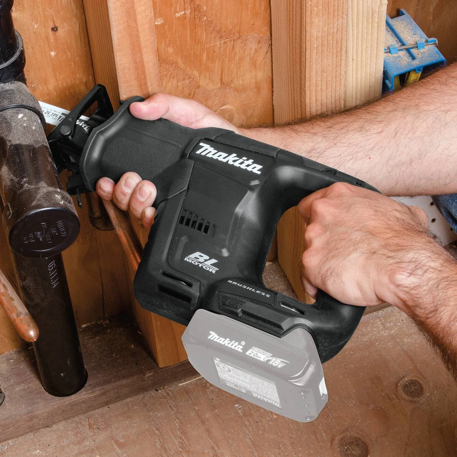 Makita 18V LXT Lithium-Ion Sub-Compact Brushless Cordless Recipro Saw (Bare Tool) - Image 2