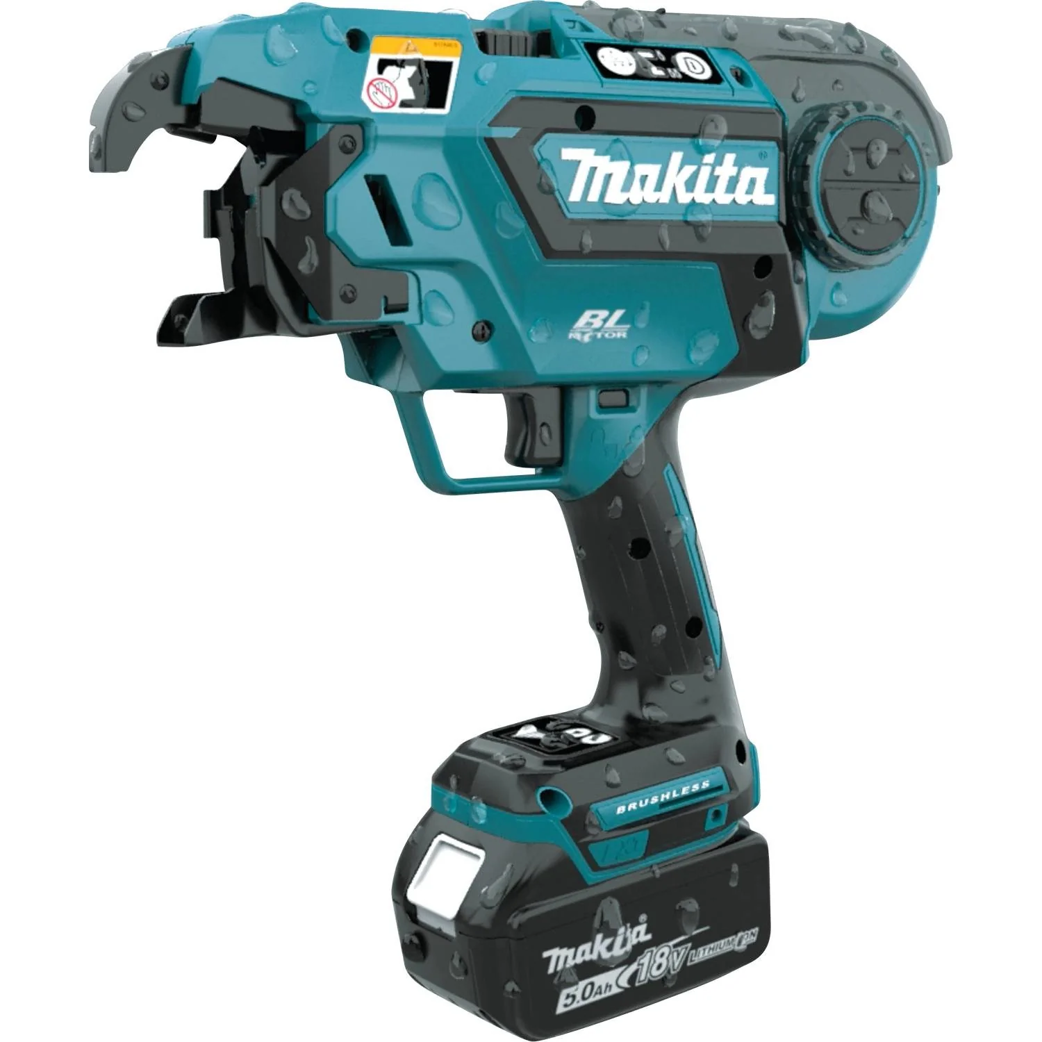 Makita XRT01TK 18V LXT Lithium-Ion Brushless Cordless Rebar Tying Tool Kit, case (5.0Ah) - Image 2