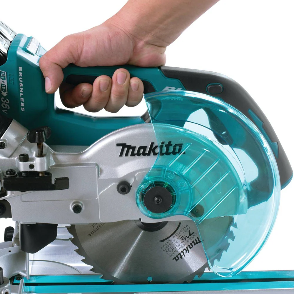 Makita (XSL02Z) 36V (18V X2) LXT Brushless 7‑1/2" Dual Slide Compound Miter Saw (Bare Tool) - Image 2