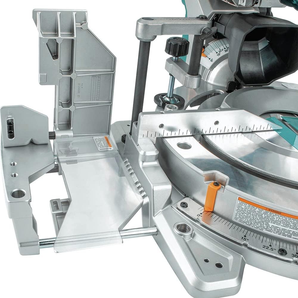 Makita XSL07PT 18V x2 LXT Lithium-Ion (36V) Brushless Cordless 12" Dual-Bevel Sliding Compound Miter Saw with Laser Kit (5.0Ah) 12" Miter Saw Kit - Image 7