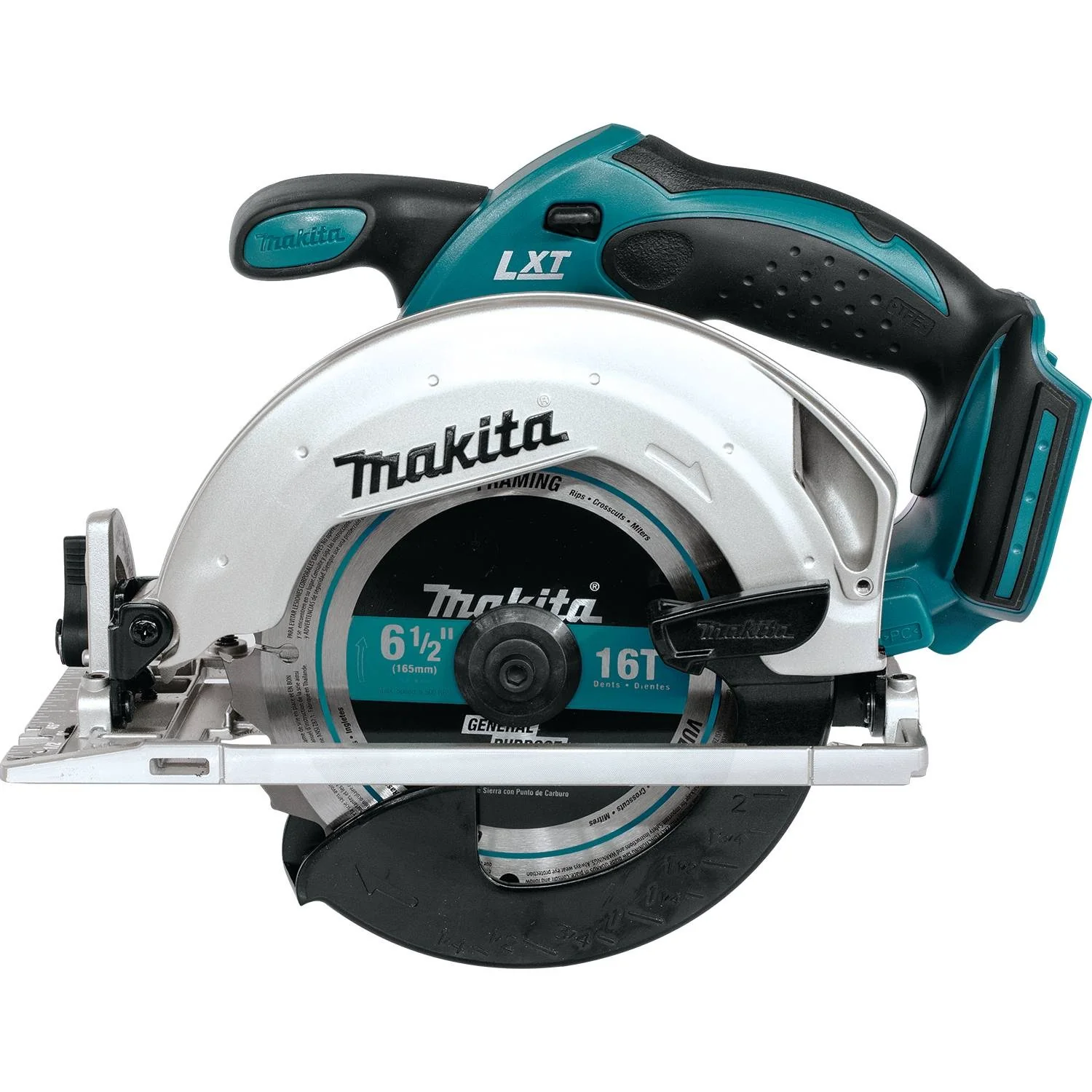 Makita 18V (XSS02Z) LXT Lithium-Ion Cordless 6-1/2" Circular Saw, no L.E.D. Light (Bare Tool) - Image 3