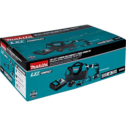 Makita 18V LXT Lithium-Ion Compact Cordless 2-Pc. Combo Kit (2.0Ah) - Image 12