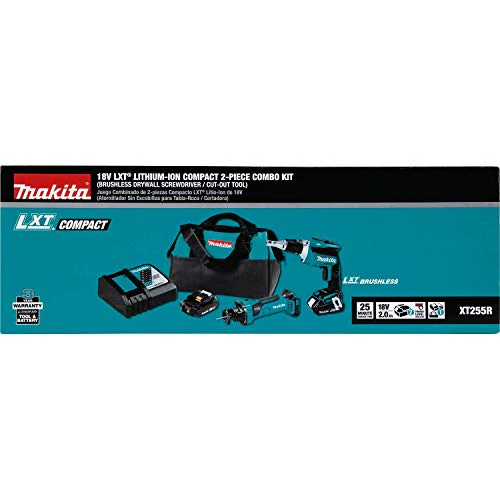 Makita 18V LXT Lithium-Ion Compact Cordless 2-Pc. Combo Kit (2.0Ah) - Image 13