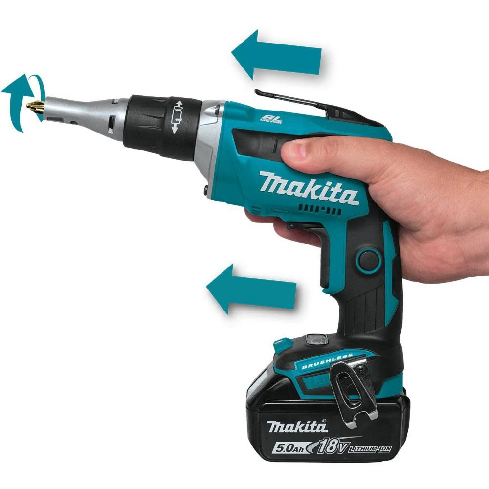 Makita 18V LXT Lithium-Ion Cordless 2-Pc. Combo Kit (5.0Ah) - Image 6