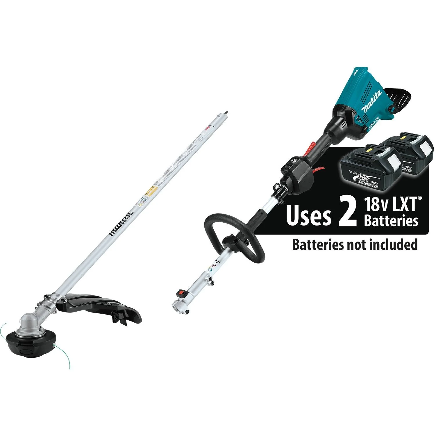 Makita 18V LXT Brushless Couple Shaft Power Head with String Trimmer Attachment (Bare Tool)