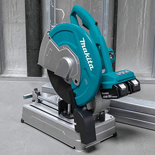 Makita (XWL01PTREN) 18V LXT Lithium-Ion Brushless Cordless 14" Cut-Off Saw Kit (5.0Ah) (Open Box/Excellent Condition) - Image 9