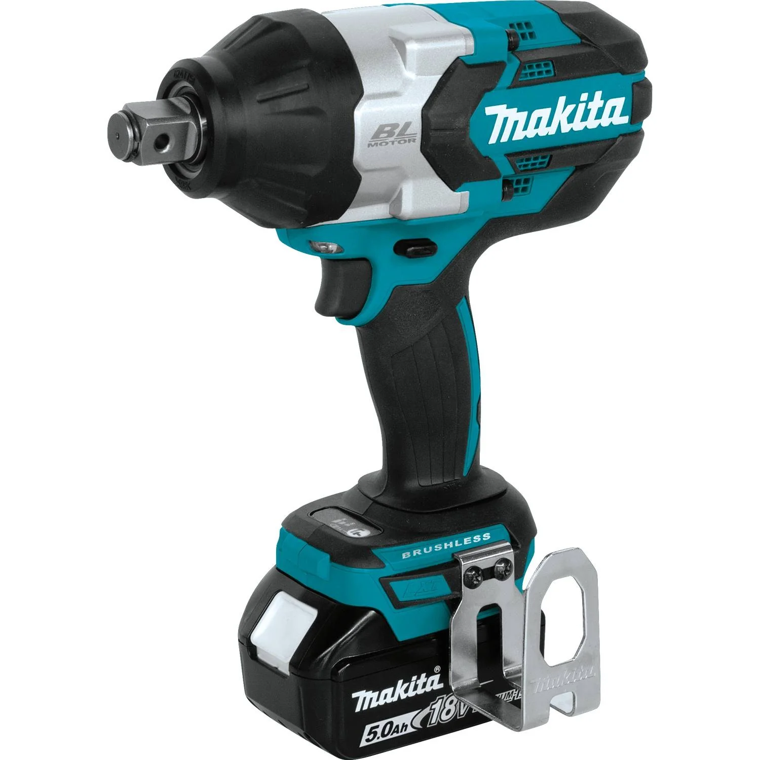 Makita (XWT07T) 18V LXT 3/4in Sq Drive Impact Wrench Kit with Friction Ring Anvil - Image 2
