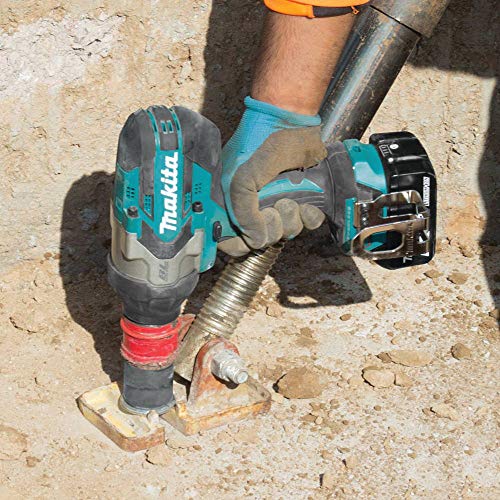 Makita XWT07Z 18V LXT� Lithium-Ion Brushless Cordless High-Torque 3/4" Sq. Drive Impact Wrench, Tool Only - Image 5