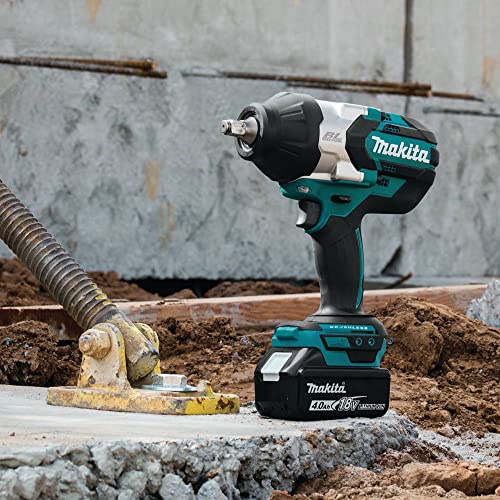 Makita XWT08Z 18V LXT� Lithium-Ion Brushless Cordless High-Torque 1/2" Sq. Drive Impact Wrench, Tool Only - Image 7