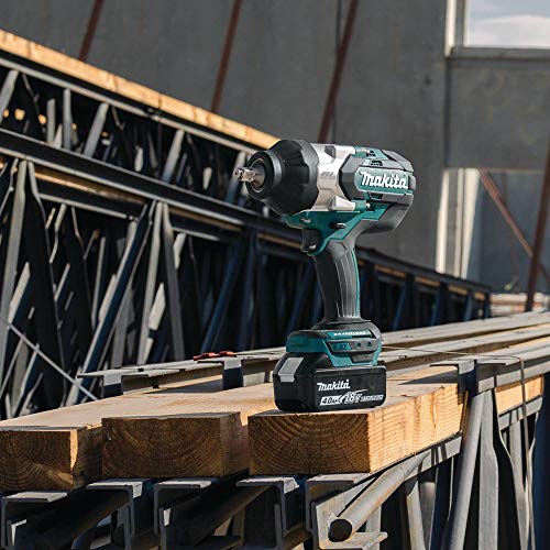 Makita XWT08Z 18V LXT� Lithium-Ion Brushless Cordless High-Torque 1/2" Sq. Drive Impact Wrench, Tool Only - Image 8