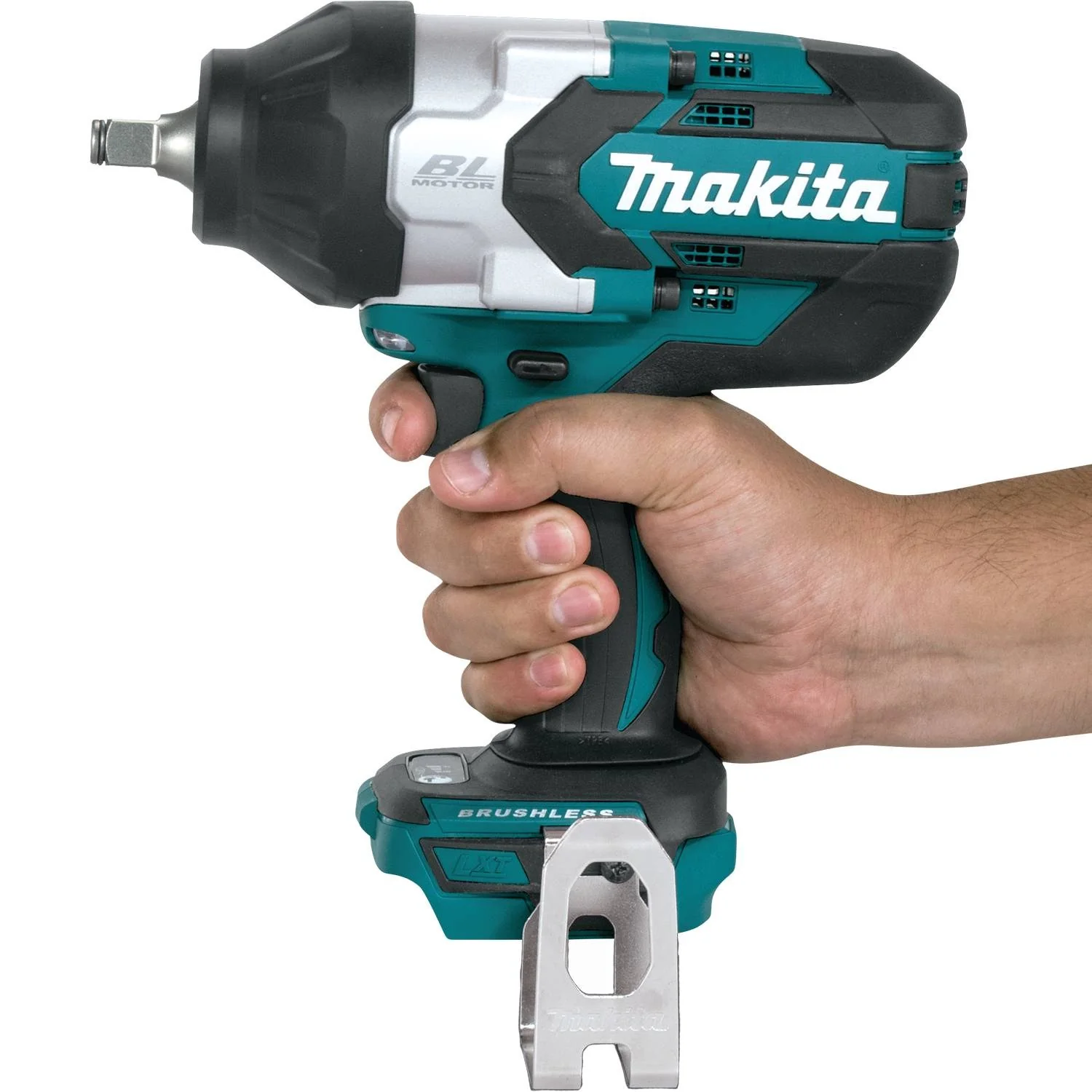 Makita 18V LXT (XWT08Z) Lithium-Ion Brushless Cordless High-Torque 1/2" Sq. Drive Impact Wrench w/ Friction Ring Anvil (Bare Tool) - Image 2