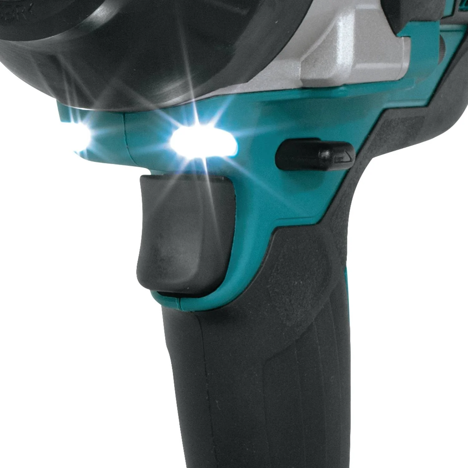 Makita 18V LXT Lithium-Ion Brushless Cordless High-Torque 7/16" Hex Utility Impact Wrench (Bare Tool) - Image 2